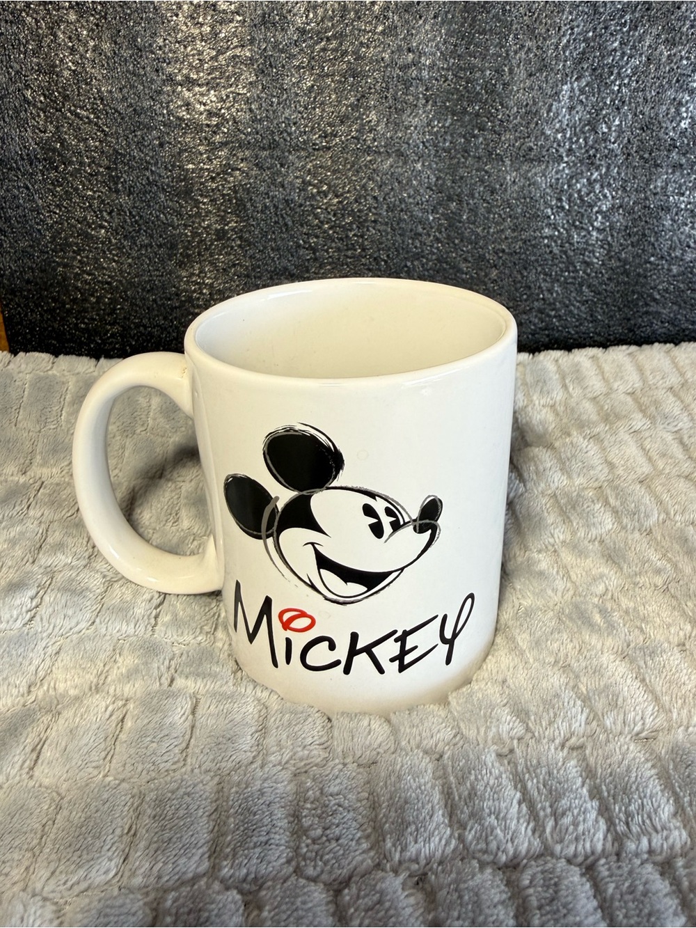 Disney White and Black Mickey Ceramic Mug